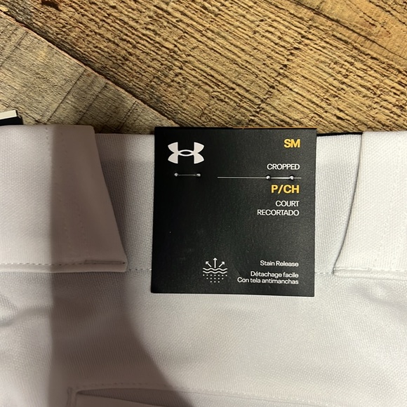 White UA Softball Pants - Picture 4 of 4
